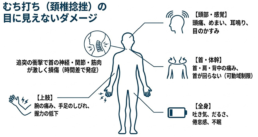 むち打ちの症状イメージ
